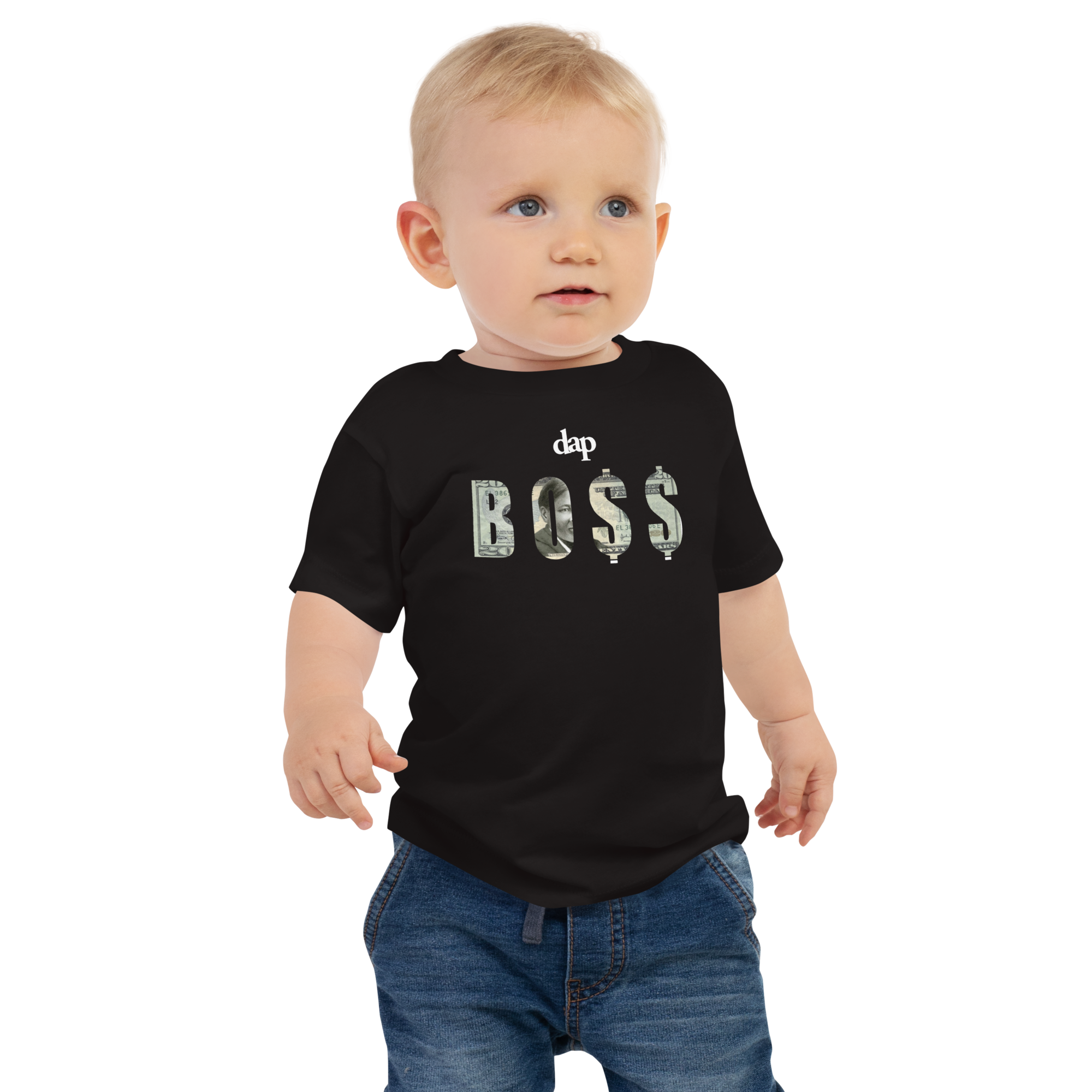 bo$$ baby short sleeve tee (black)