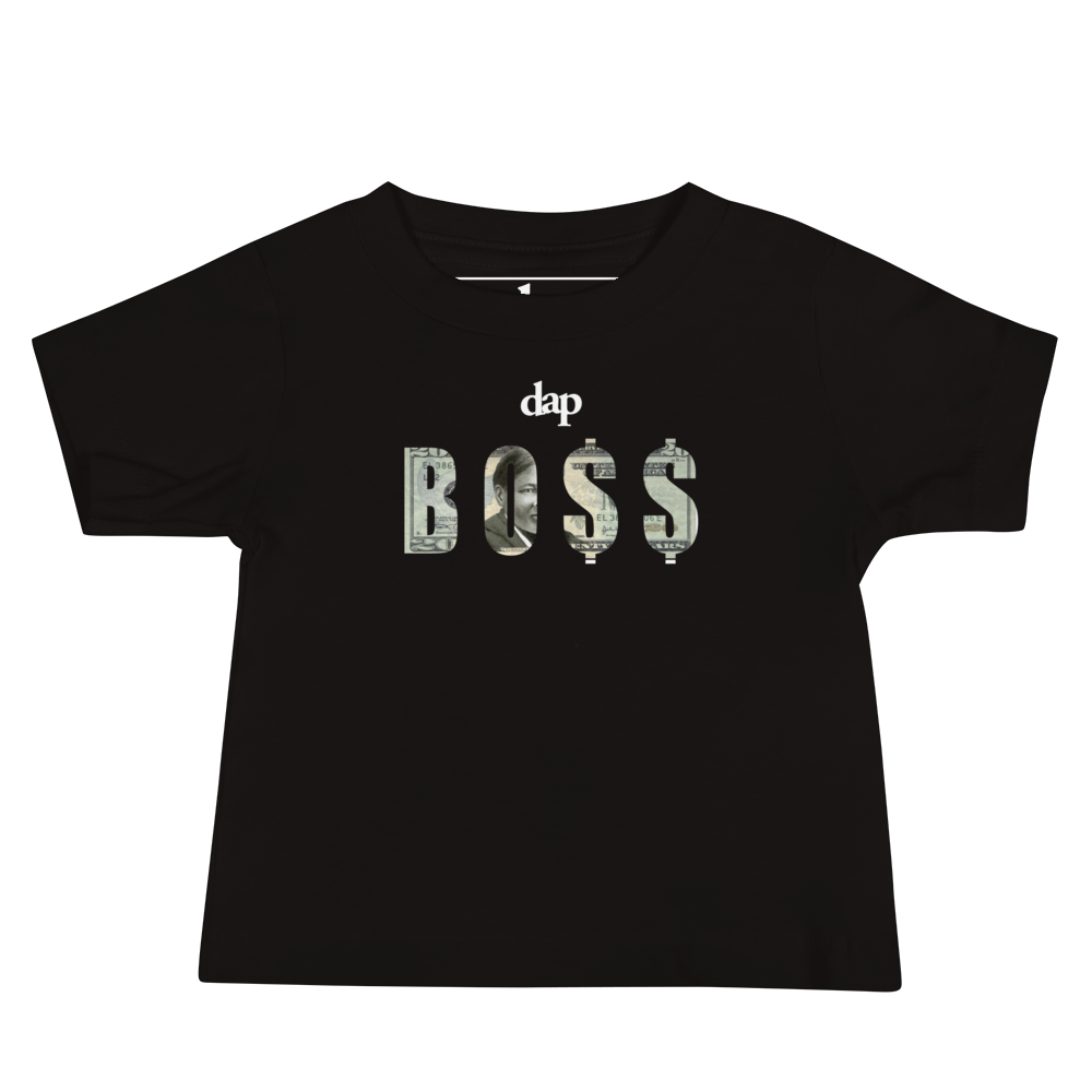 bo$$ baby short sleeve tee (black)