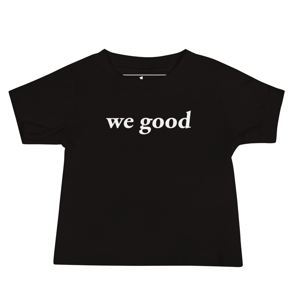 we good short sleeve tee (black)