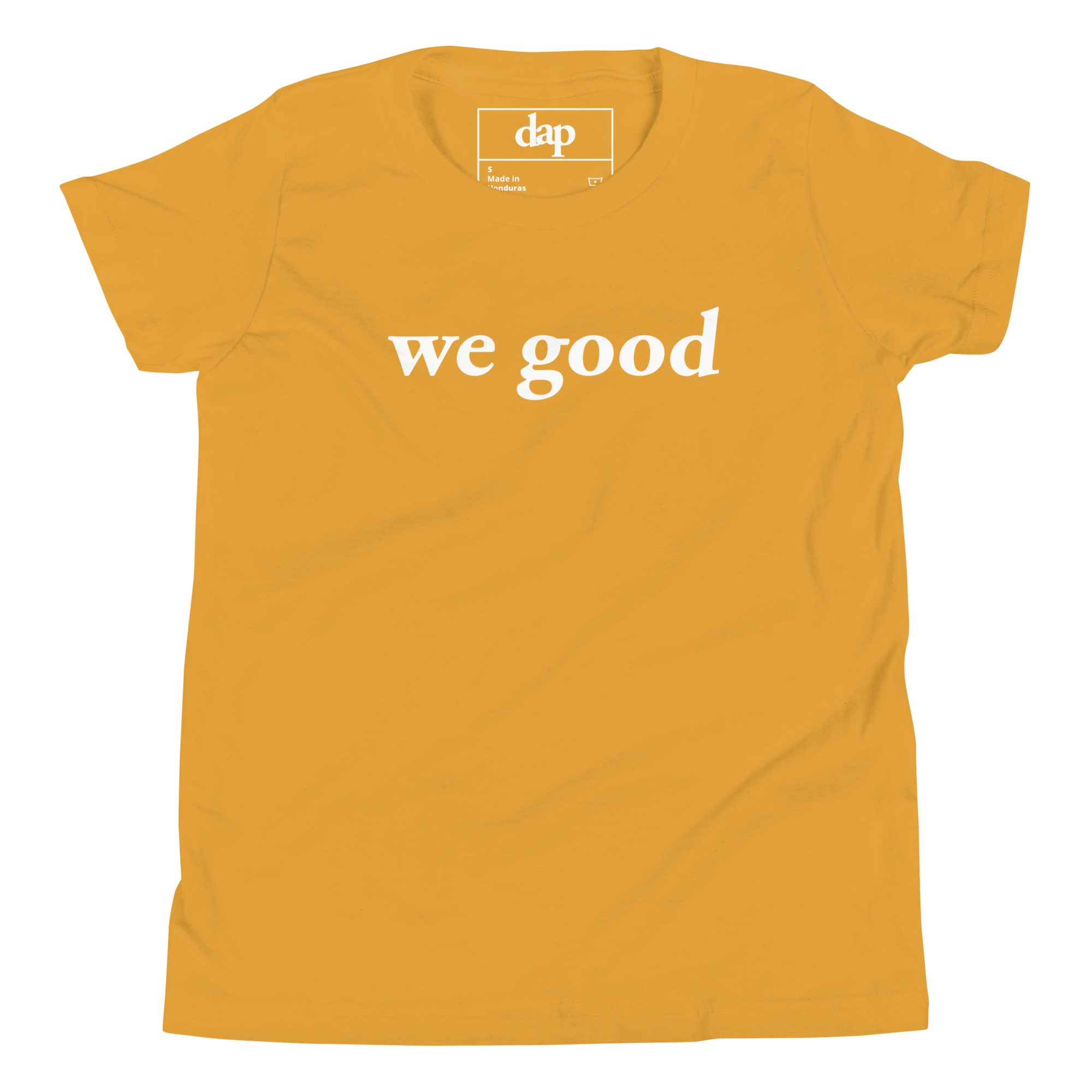 we good tee (mustard)