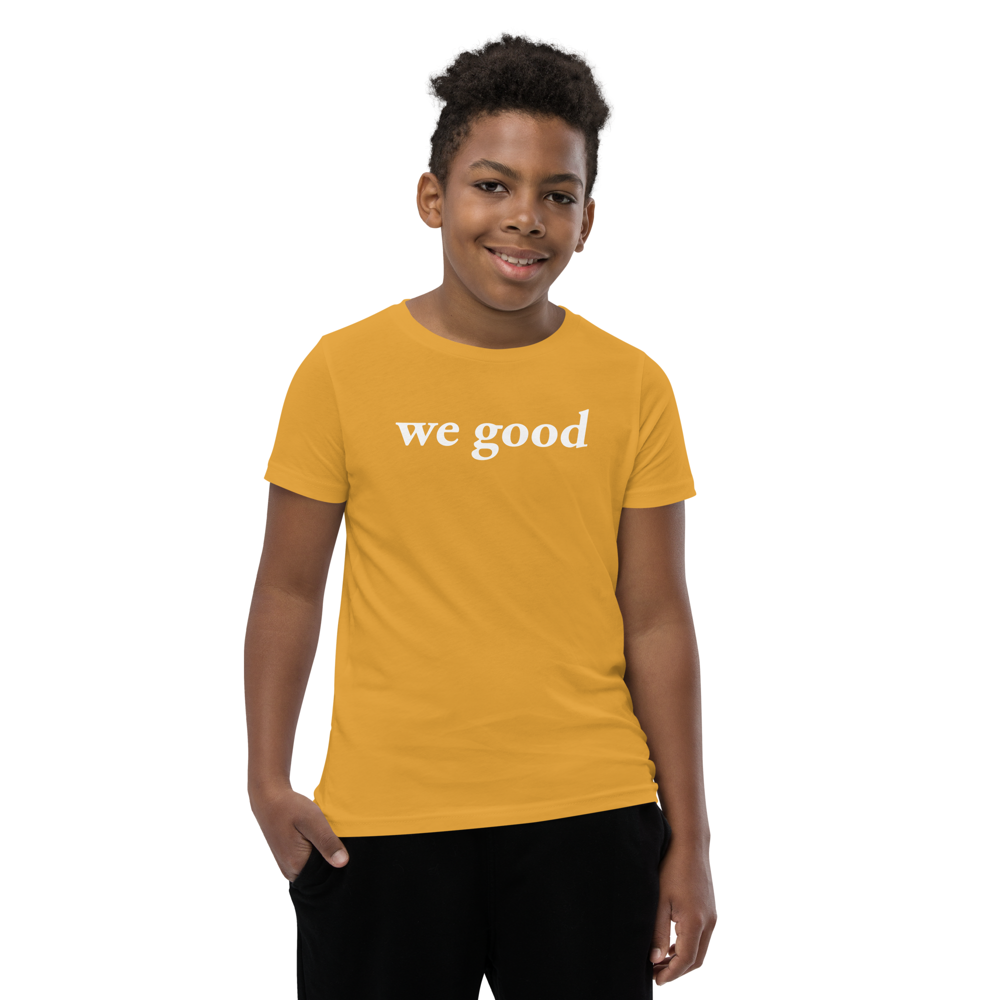 we good tee (mustard)