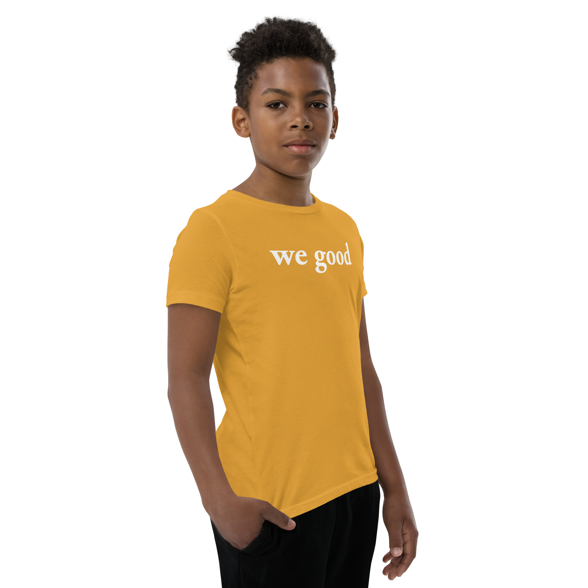 we good tee (mustard)
