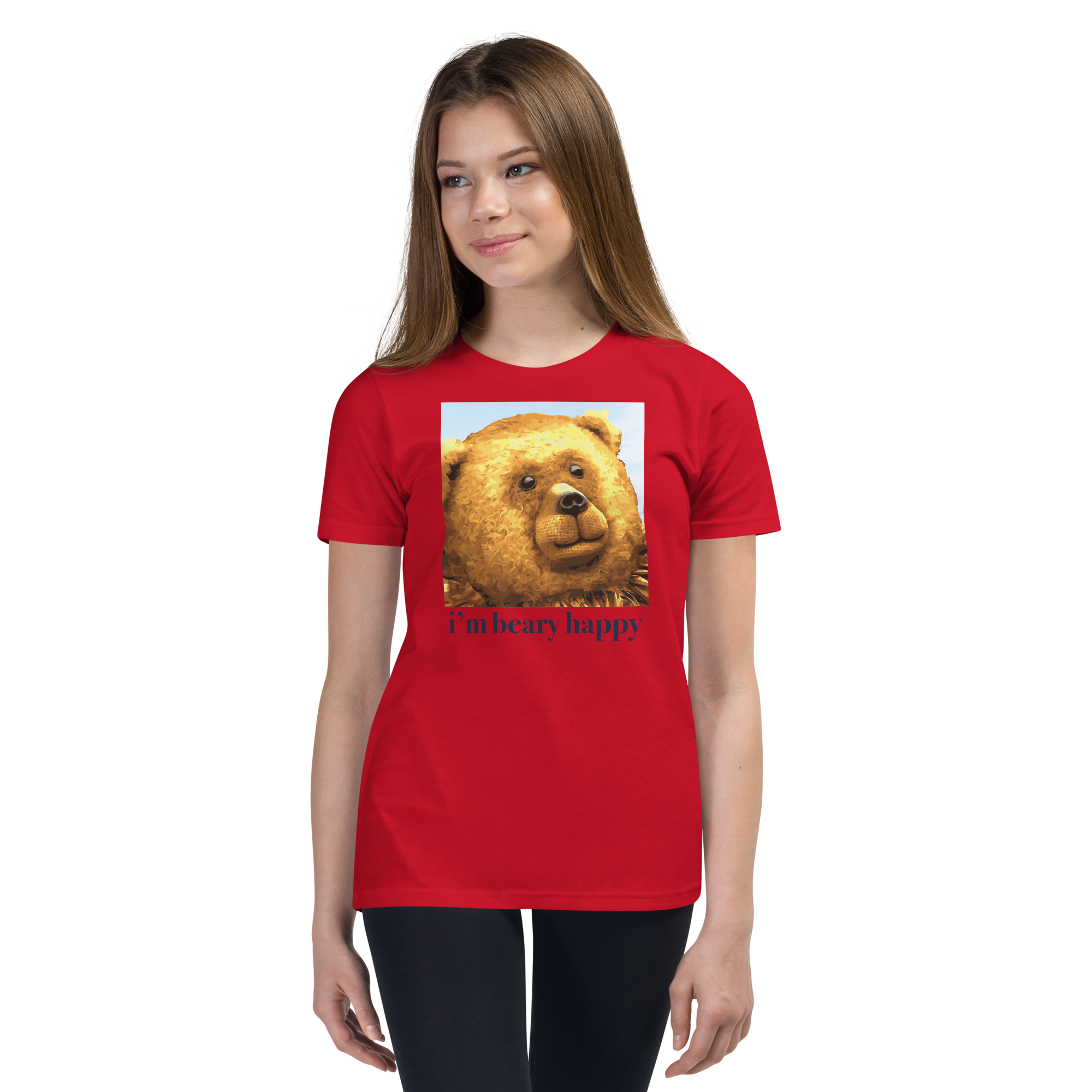 im beary happy tee (red)