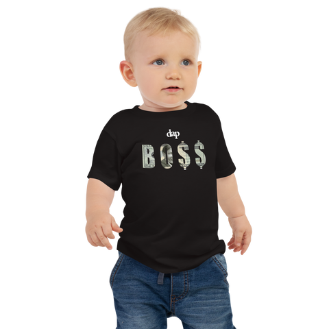 bo$$ baby short sleeve tee (black)