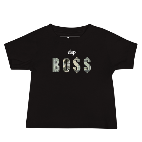 bo$$ baby short sleeve tee (black)