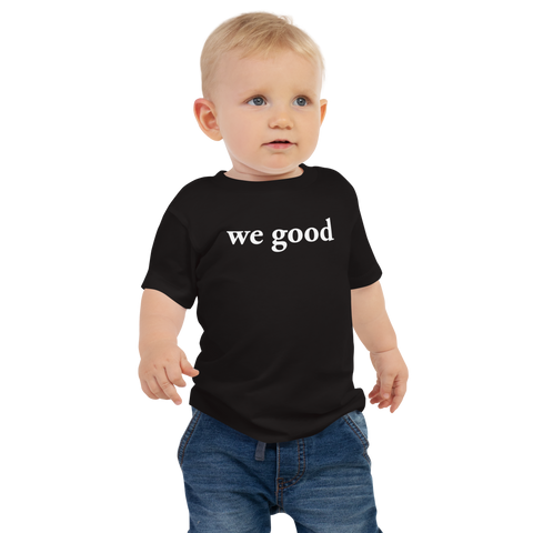 we good short sleeve tee (black)