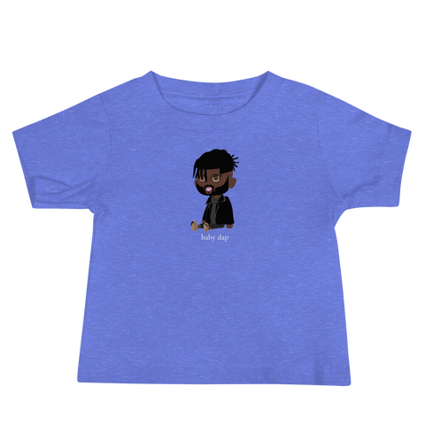 baby dap short sleeve tee (heather blue)