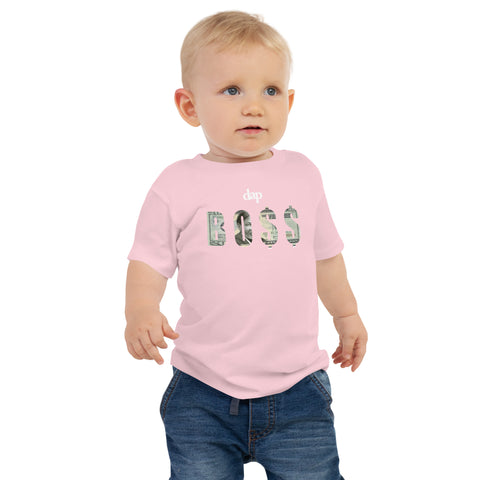 bo$$ baby short sleeve tee (pink)