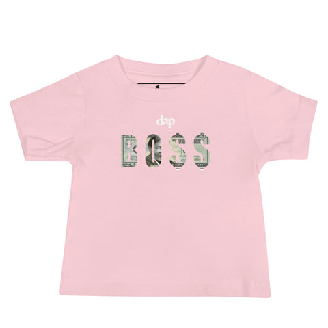 bo$$ baby short sleeve tee (pink)