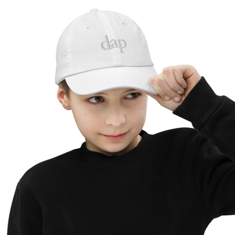 kids dap cap (white)